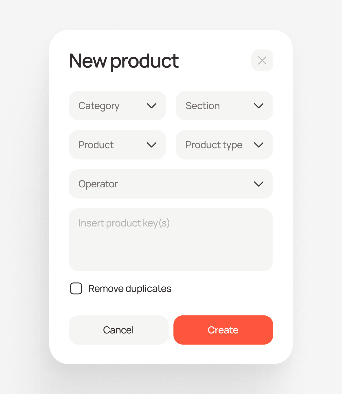 Bulk loading connects key validation and operator assignment to the same stock workflow.
